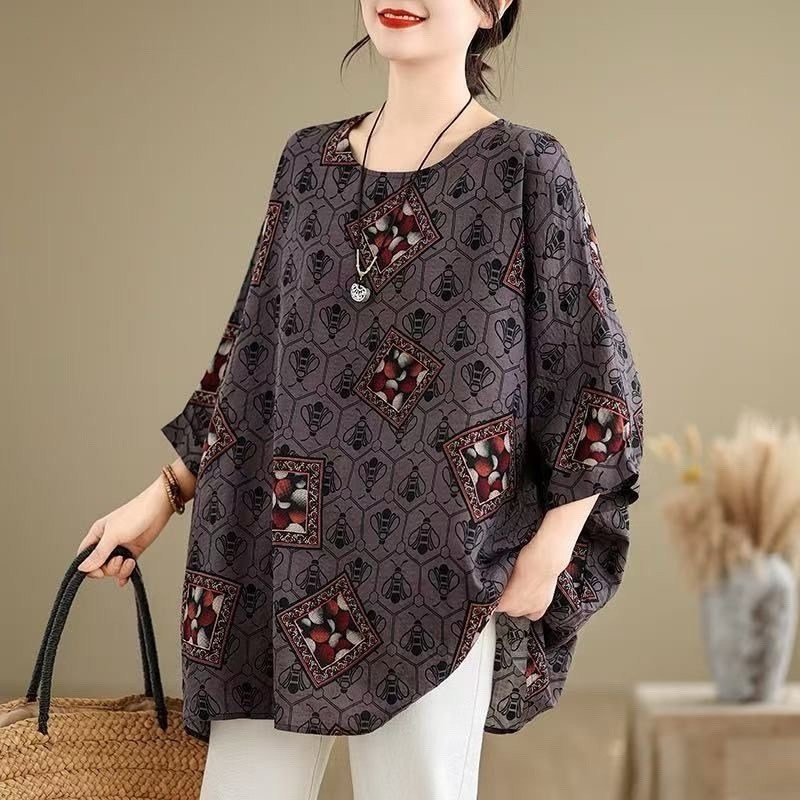 блузка zanzea женская повседневная в горошек,блузка с круглым вырезом,блузка с принтом,блуза,zanzea женская повседневная летняя блузка с