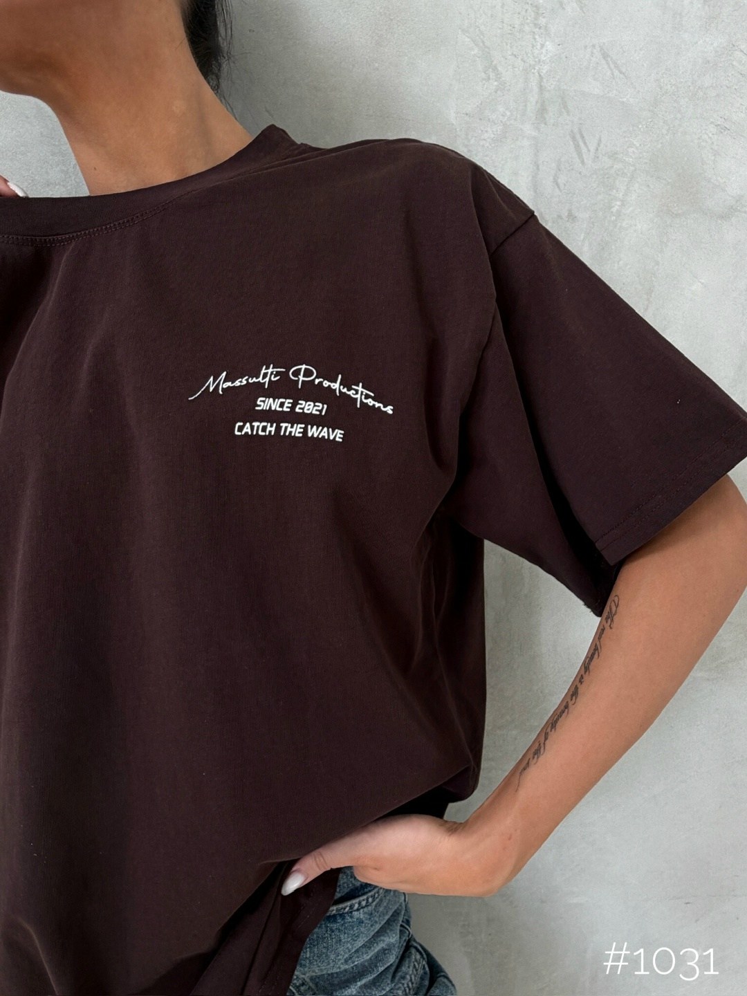 футболка y2k оверсайз zi-bella цвет шоколадный,футболка оверсайз,футболки оверсайз с принтами,женская футболка оверсайз,футболка y2k оверсайз