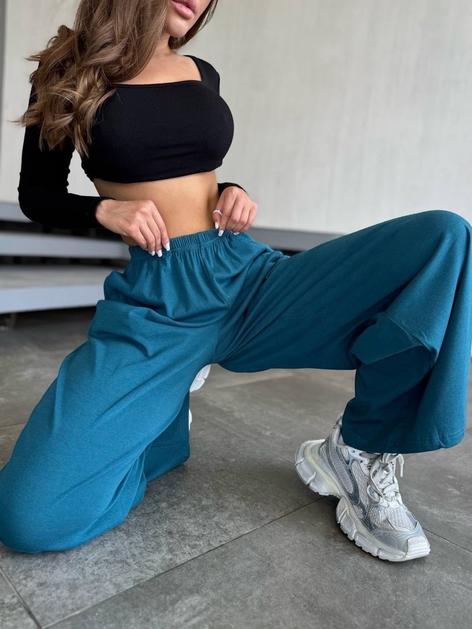 штаны палаццо,костюм с брюками и топом,костюм с топом,костюм со штанами,женский костюм