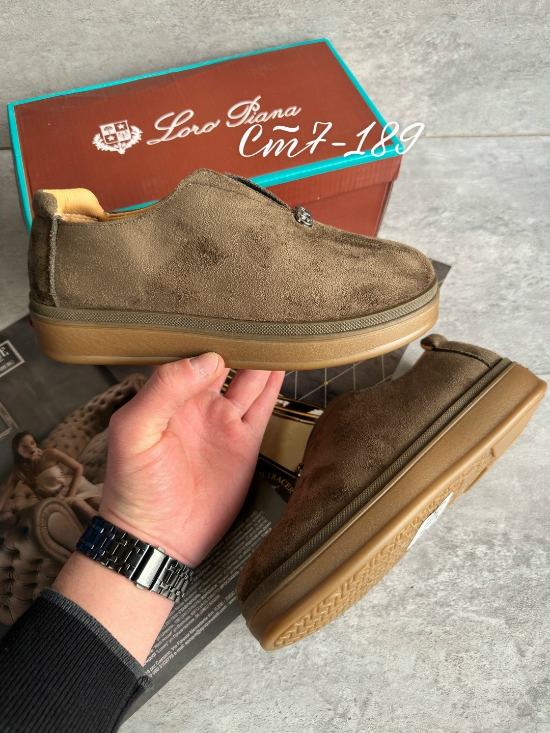 ,ботинки замшевые loro piana,женская ,повседневная ,полуботинки tendance ttfy2592a-03 пыльно-бежевый