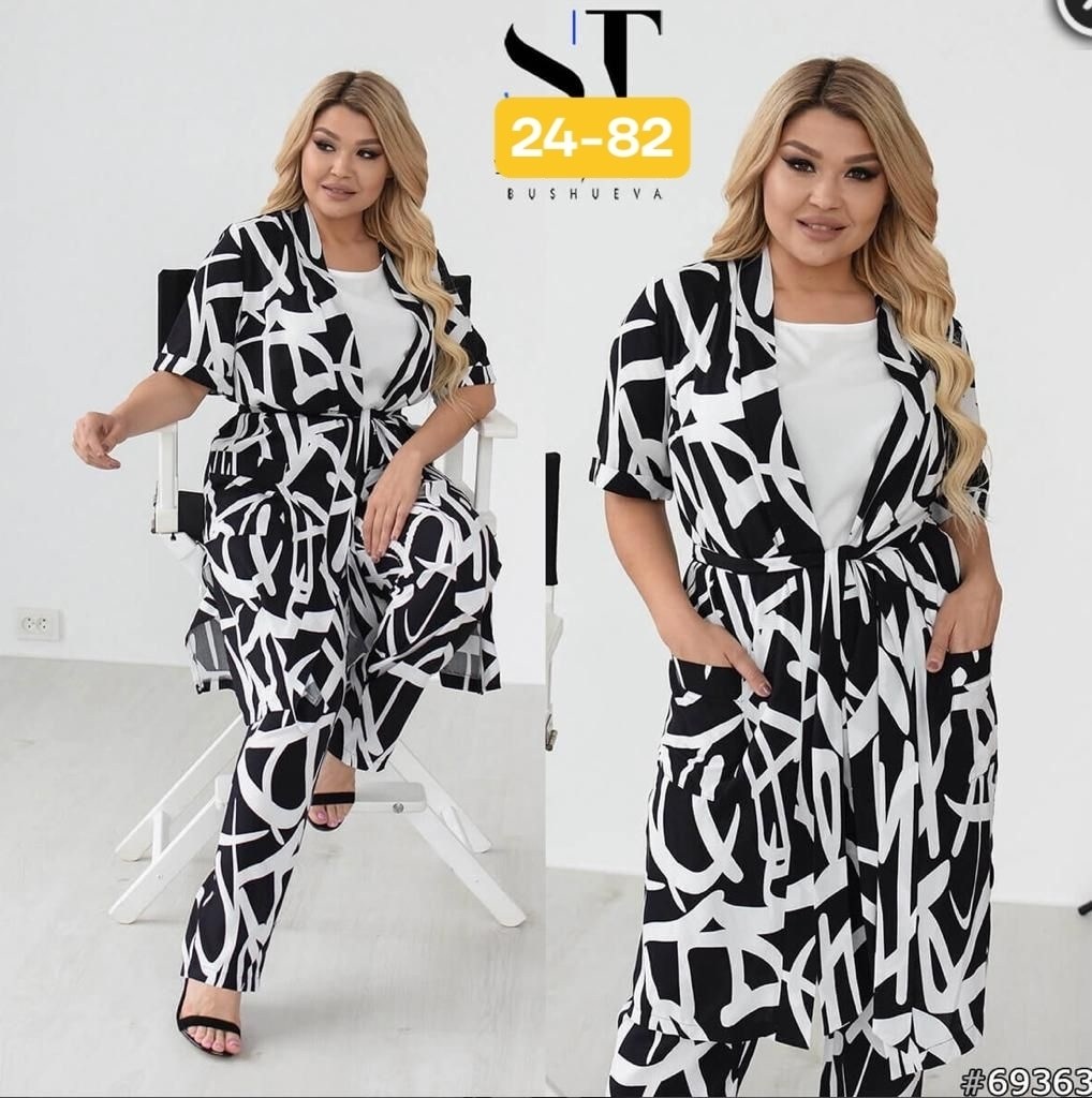 женские костюмы больших размеров,женский костюм двойка,костюм с принтом,костюм женский тройка,женские летние костюмы