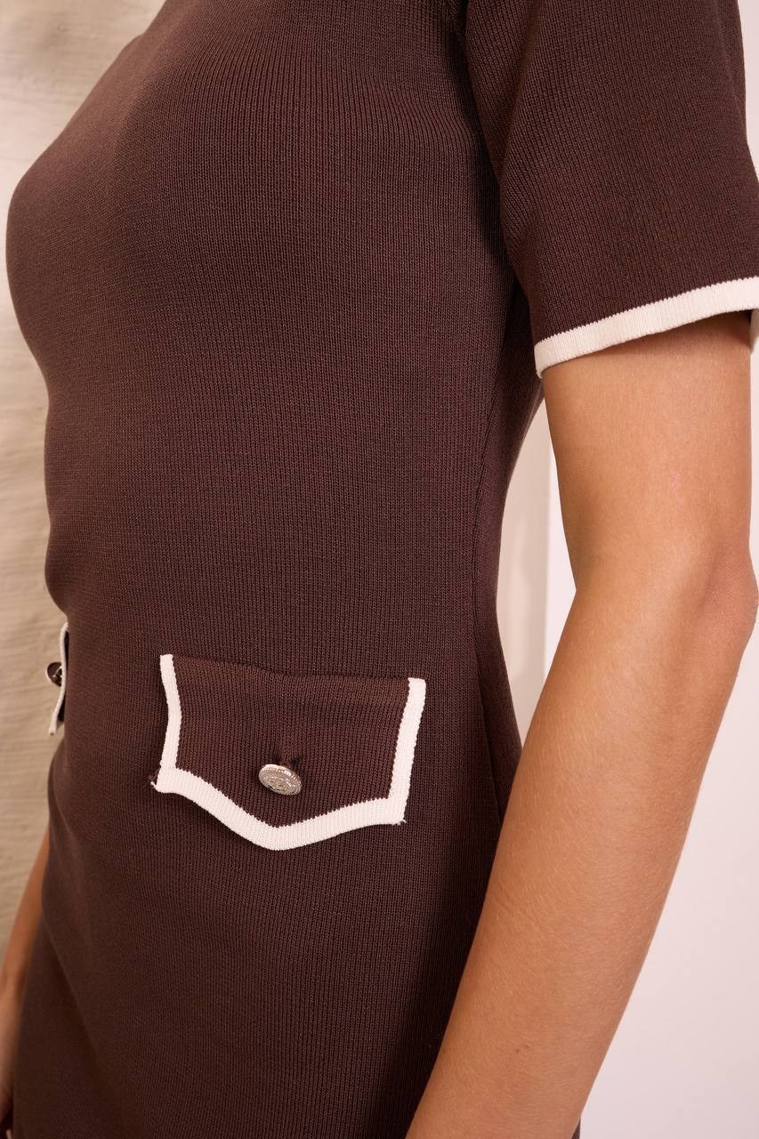 платье трикотажное,платье,вязаное платье женское,коричневое платье,женская платье