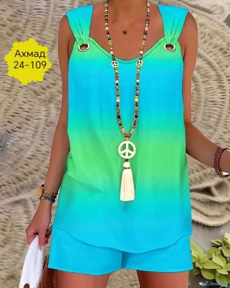 женские летние костюмы,летний женский комплект из двух предметов,женские летние комплекты,летние костюмы,платье сарафан пляжный