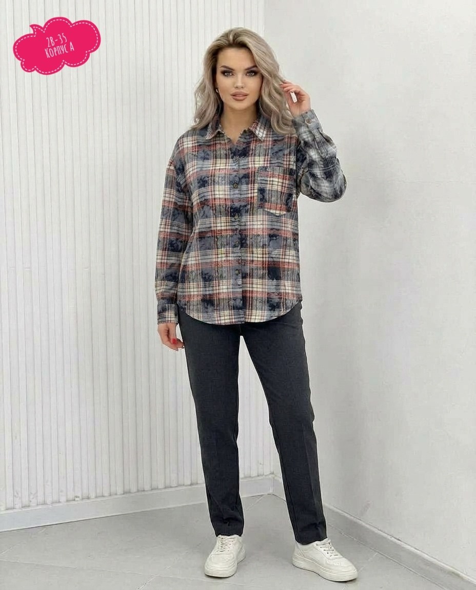 рубашка женская оверсайз в клетку,рубашка оверсайз в клетку,женская рубашка в клетку,рубашка в клетку,рубашка оверсайз в клетку со стразами jaycosmo