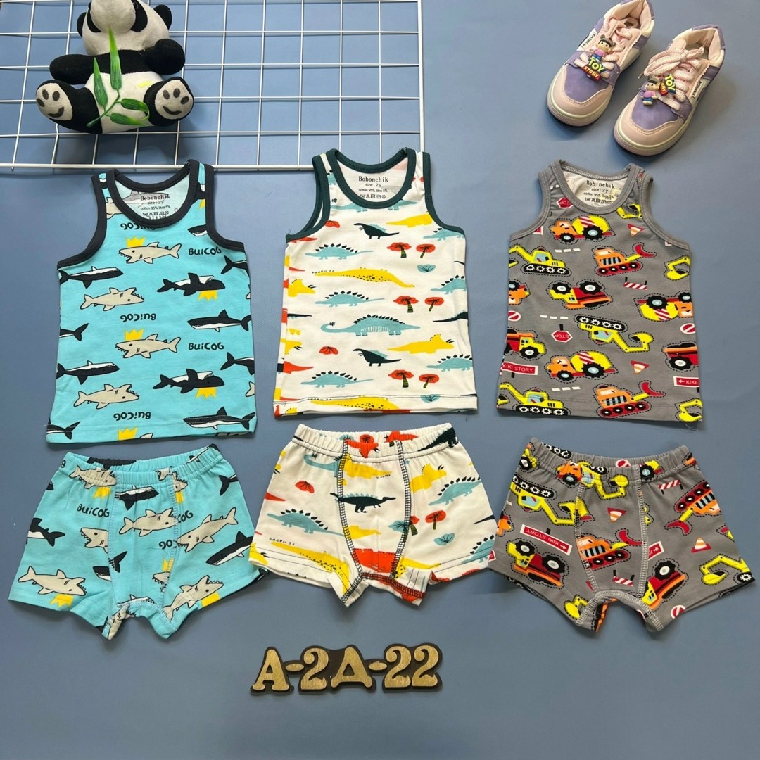 комплект нижнего белья для мальчика, ,комплект нижнего белья для мальчика майка,комплект,комплект майка и трусы для мальчика