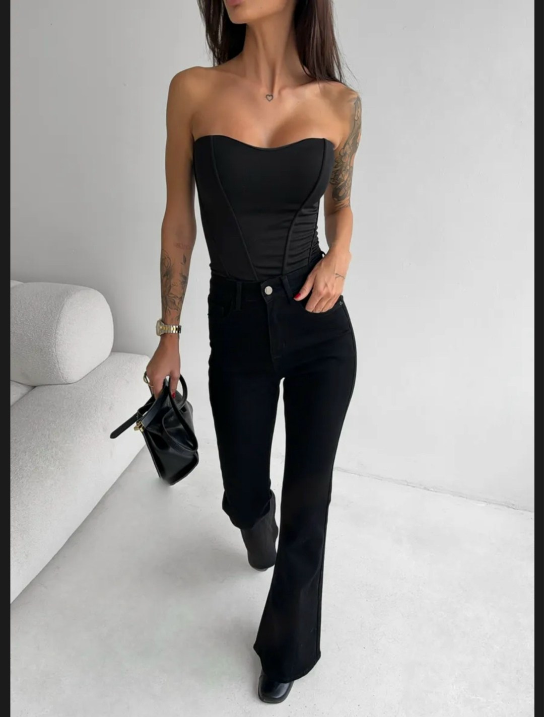 черные брюки клеш,брюки женские zoyagrace 2302 черные 50 ru,джинсы клеш женские,брюки клеш женские,брюки клёш