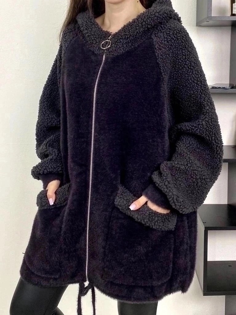 пальто барашек,кардиган пушистый с альпакой кофта теплая на замке h&m fashion, альпака,кардиган альпака,кардиган меховой альпака чебурашка оверсайз