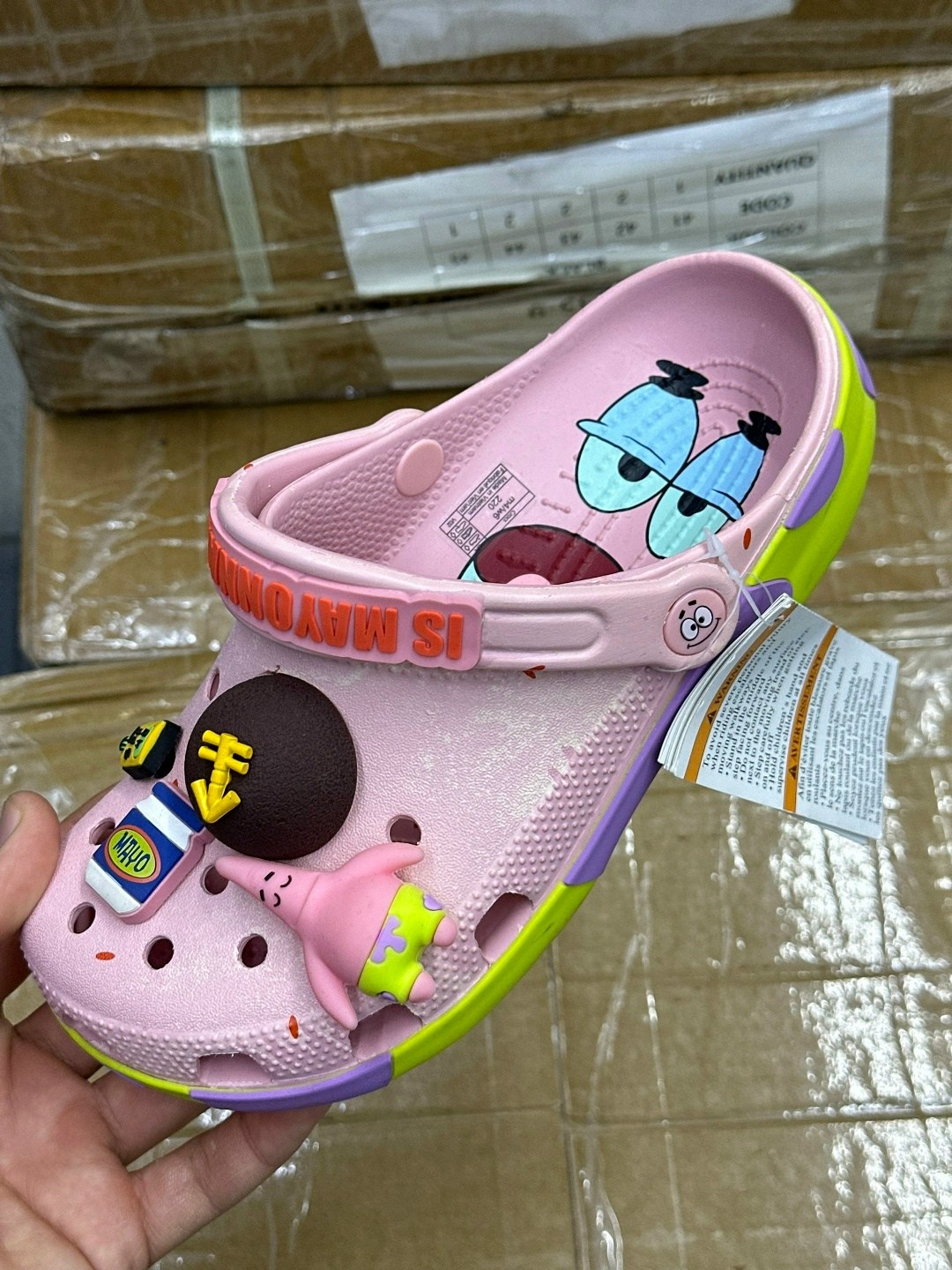 10 us crocs x spongebob patrick star classic clog,сандалии x spongebob squarepants classic clog patrick crocs розовый,crocs spongebob squarepants patrick star classic clog,,кроксы губка боб