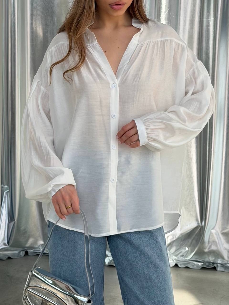 рубашка женская,рубашка стильная,рубашка женская белая,рубашка оверсайз прозрачная,блузка белая