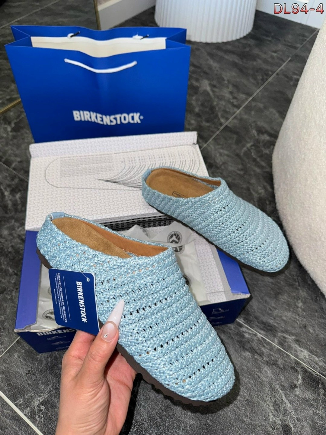 ,сабо birkenstock,шлепки сабо,вязаная ,тапочки вязаные