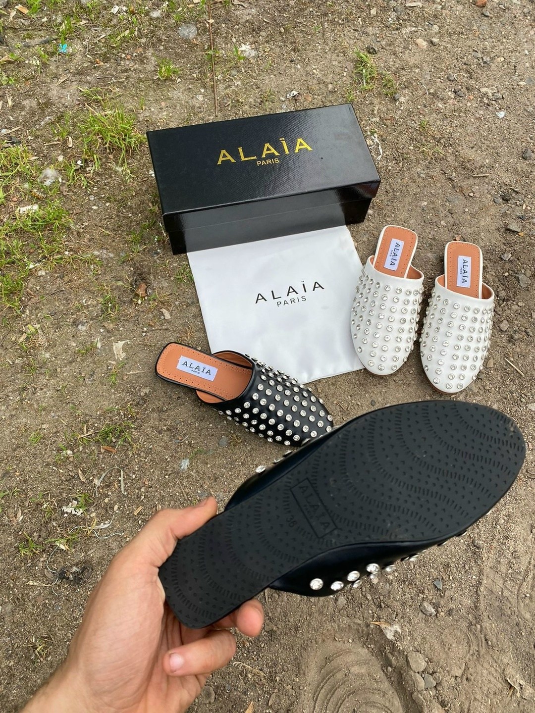 ,мюли женские,мюли alaia, женская,кожаные мюли