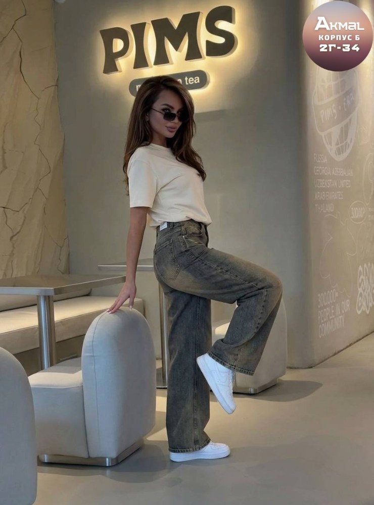 женские джинсы,широкие джинсы женские,джинсы широкие,джинсы модные,женские прямые джинсы