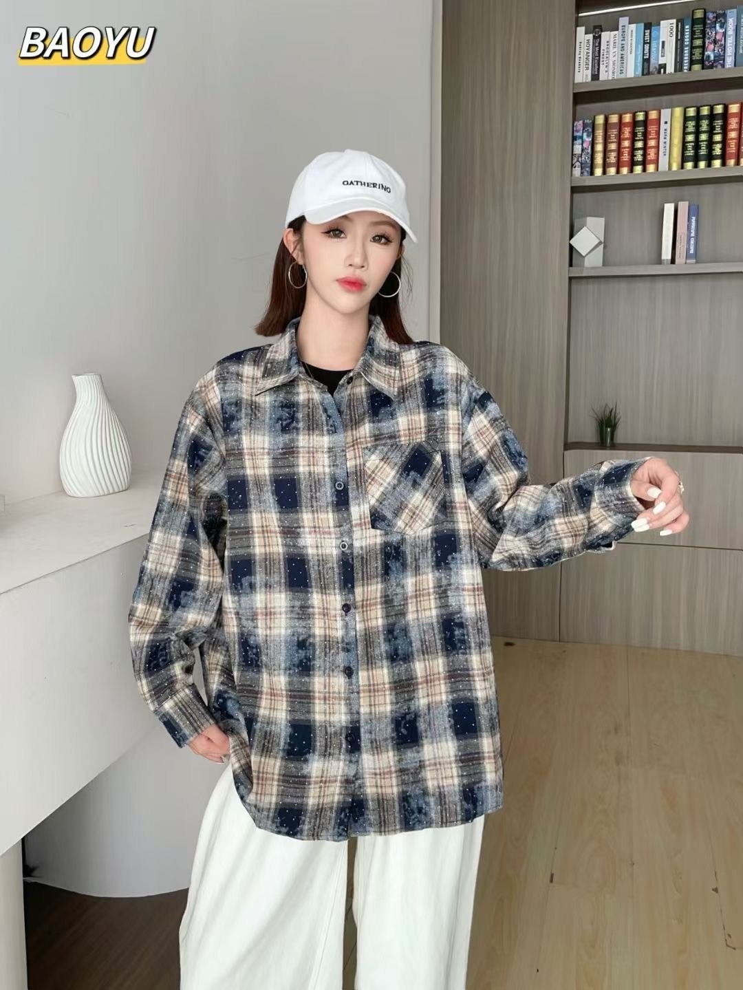 рубашка женская в клетку,женская рубашка клетчатая,женская рубашка оверсайз в клетку,клетчатая рубашка,рубашка женская в клетку с длинным рукавом