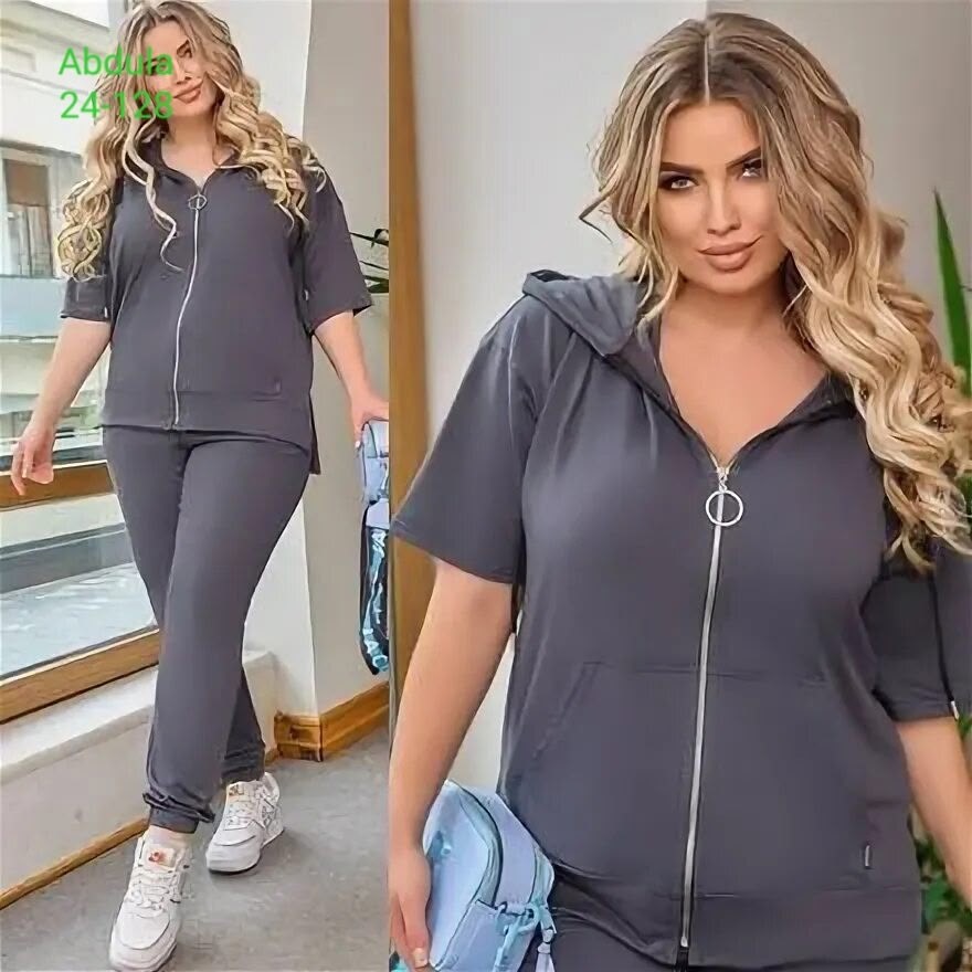 cпортивный костюм больших размеров,костюм для отдыха женский,костюм женский,женский трикотажный костюм,костюм с кофтой