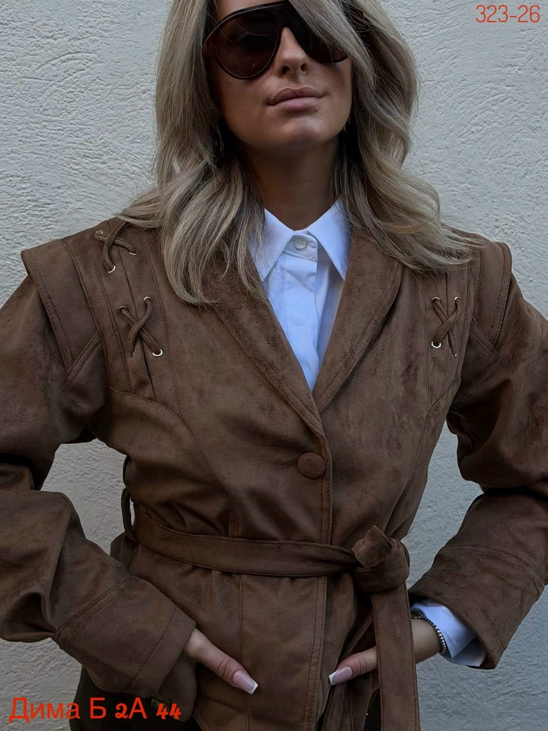 классическая коричневая замшевая женская куртка с поясом,замшевая куртка,куртка замшевая жакет премиум x'zotic,куртка замшевая женская,кожаные куртки