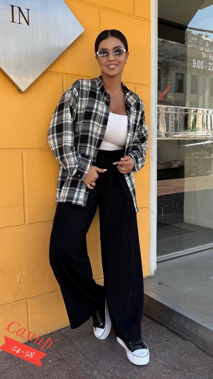рубашка оверсайз в клетку,рубашка женская в клетку оверсайз,рубашка женская в клетку,костюм повседневный,костюм женский