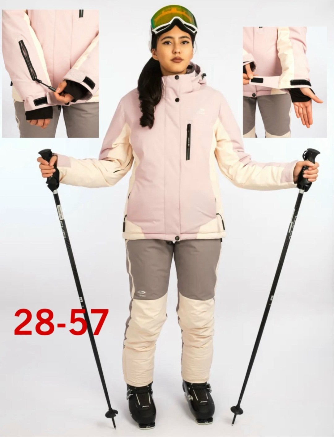 горнолыжный костюм женский,лыжный костюм женский,горнолыжный костюм женский зимний розового цвета,горнолыжный костюм женский зимний розового цвета 02306r,горнолыжная куртка женская зимняя розового цве