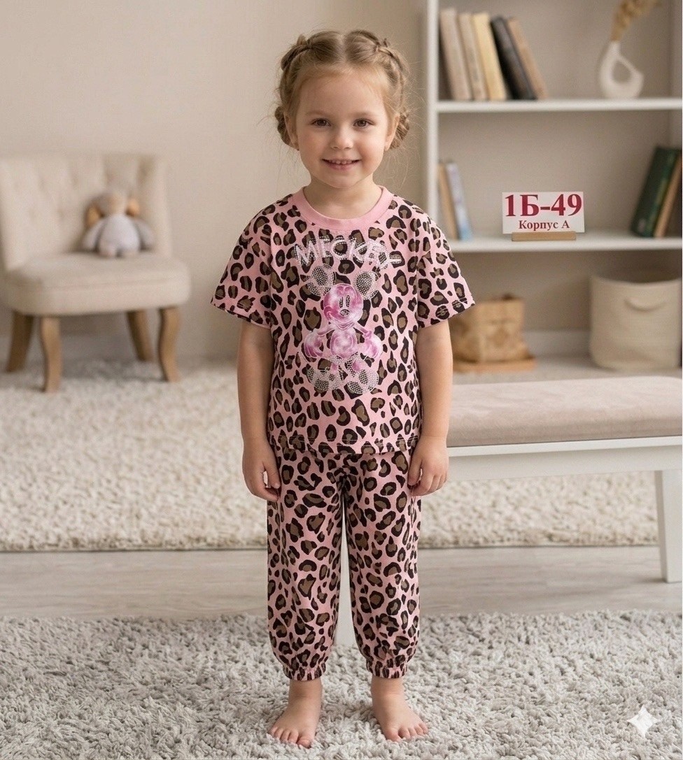 пижама для девочек,детская пижама,пижама luneva,детские костюмы,детская пижама со штанами для девочки
