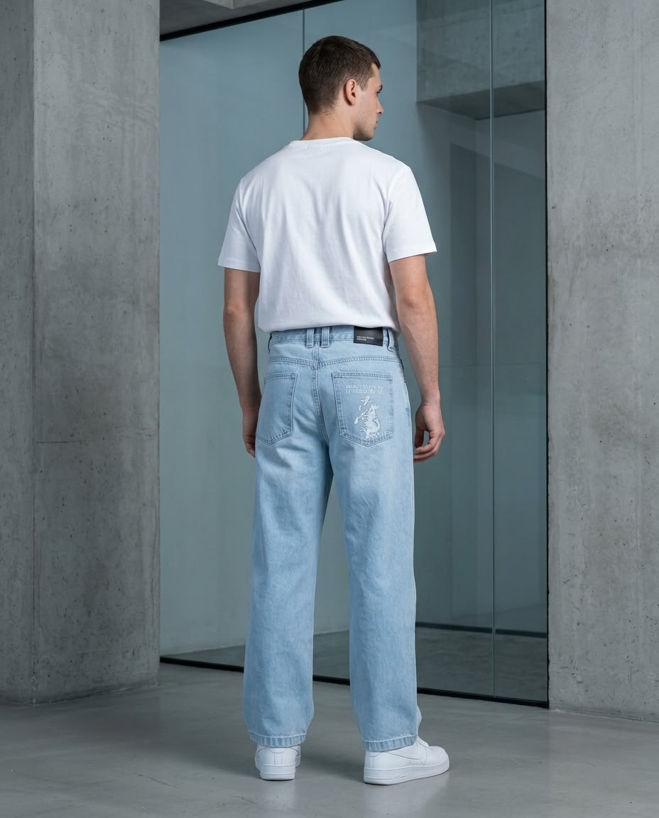 джинсы широкие,джинсы свободного кроя,джинсы свободного кроя jjialex jjoriginal jack & jones синий деним,голубые джинсы,широкие джинсы мужские