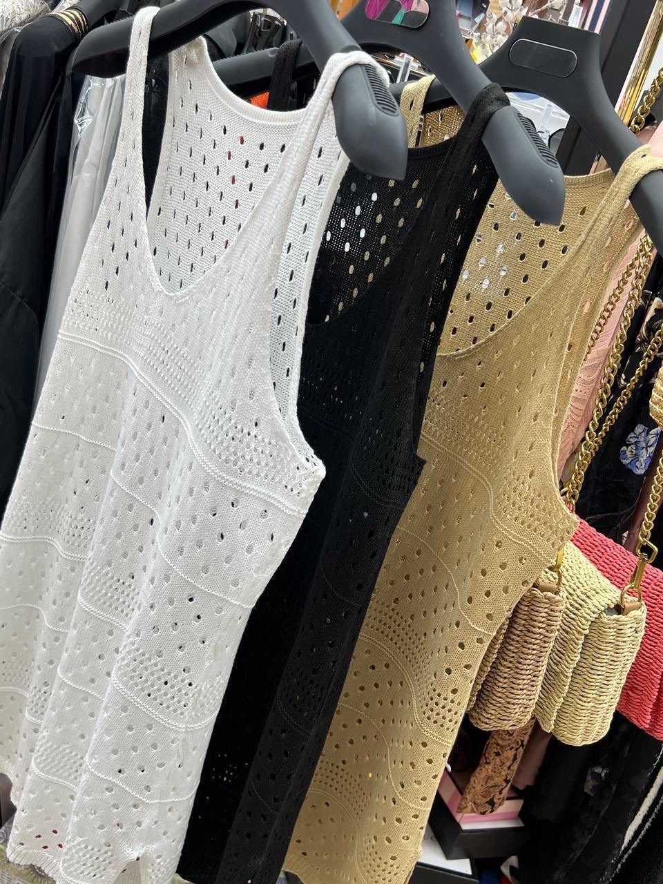 вязаное платье крючком,летнее платье крючком,платье крючком,платье туника вязаная,вязаные жилеты