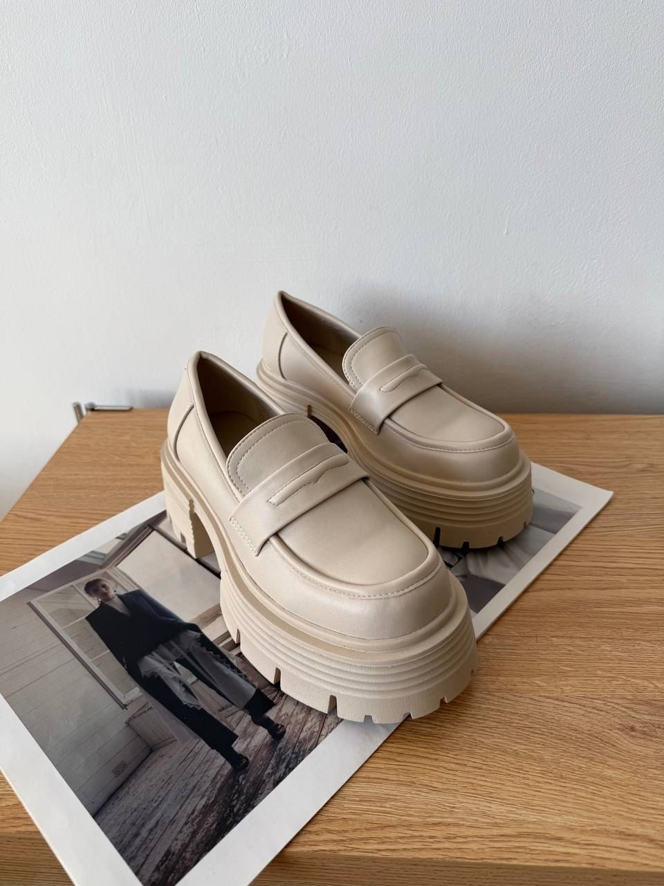 лоферы женские,лоферы на платформе,лоферы женские бежевые,туфли лоферы,лоферы кожаные на платформе