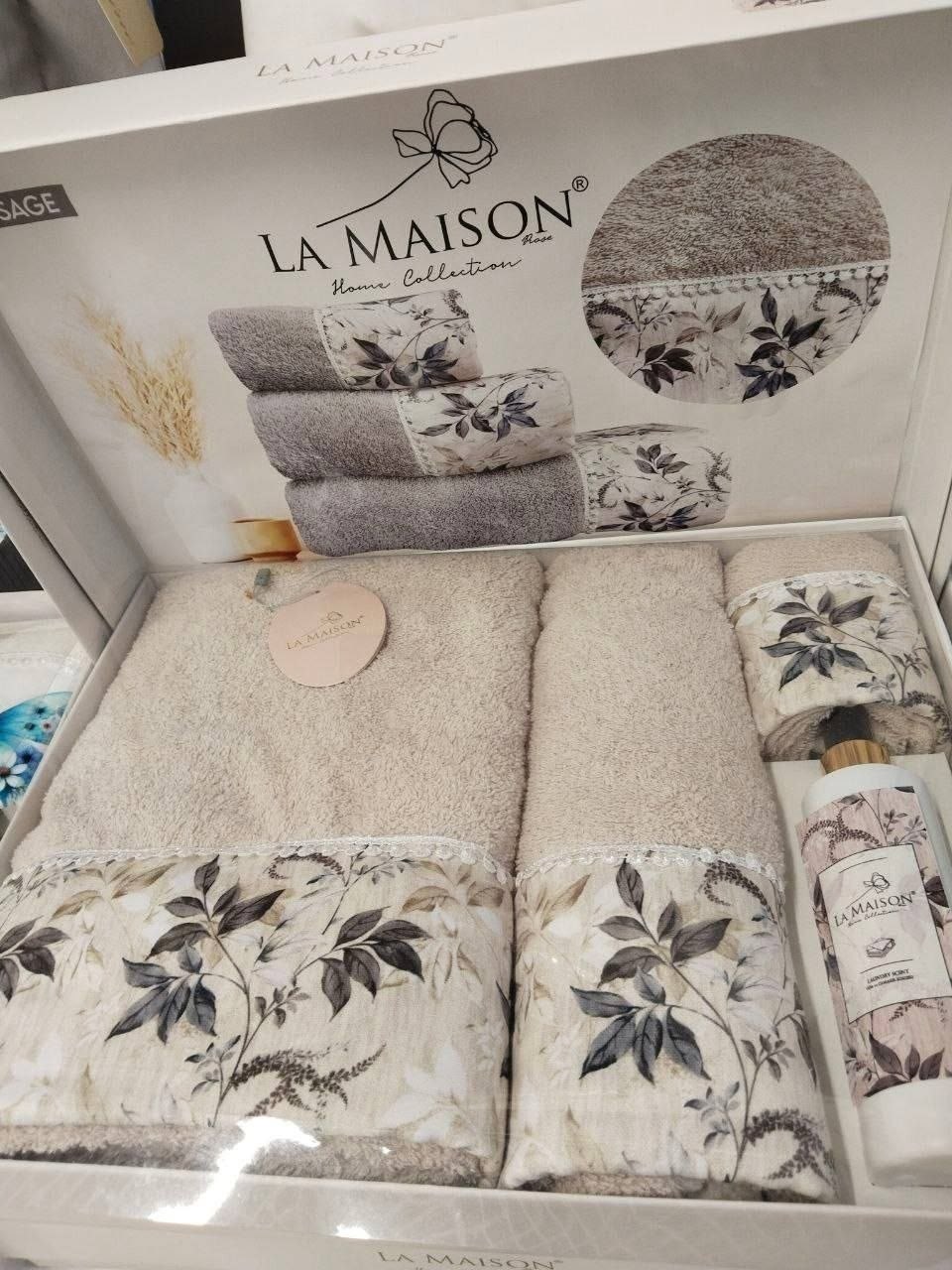 набор полотенец,подарочный набор полотенец для ванной 2 пр,набор полотенец 2 шт,полотенца tivolyo home набор из 3 полотенец,набор полотенец для ванной