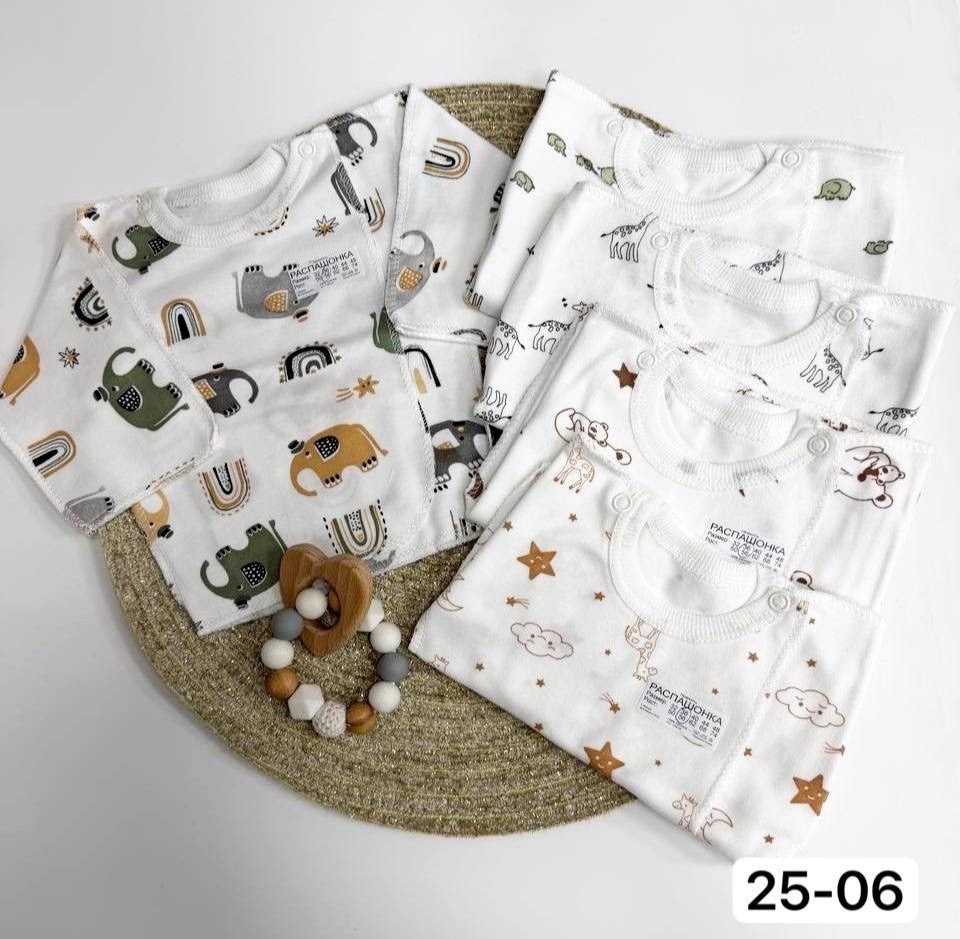 комплект распашонок для новорожденного,комплект распашонка,распашонка для новорожденного,распашонка кофточка для новорожденного,набор распашонок для малышей