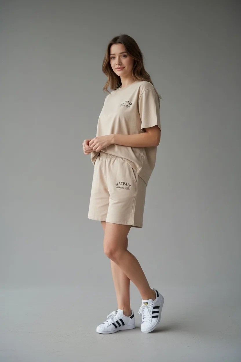 трикотажные костюмы,одежда комплект,бежевый костюм,футболки женская,