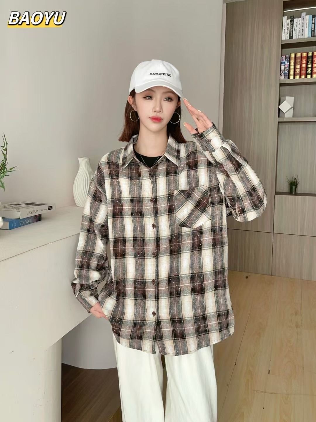 рубашка женская в клетку,женская рубашка клетчатая,женская рубашка оверсайз в клетку,клетчатая рубашка,рубашка женская в клетку с длинным рукавом