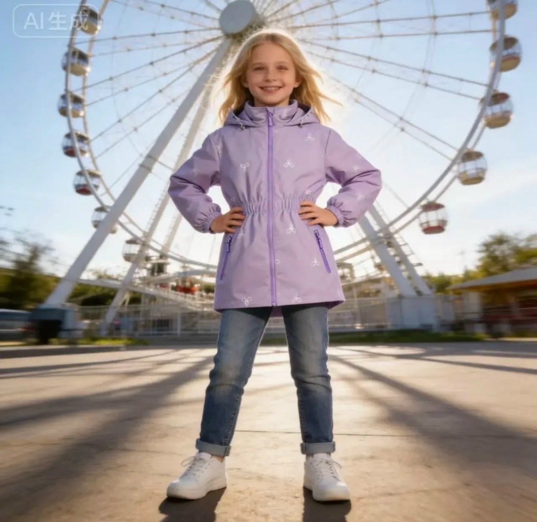 куртка демисезонная для девочек,плащ для девочек,ветровка для девочек,демисезонная куртка,плащ пеликан gzrm4268