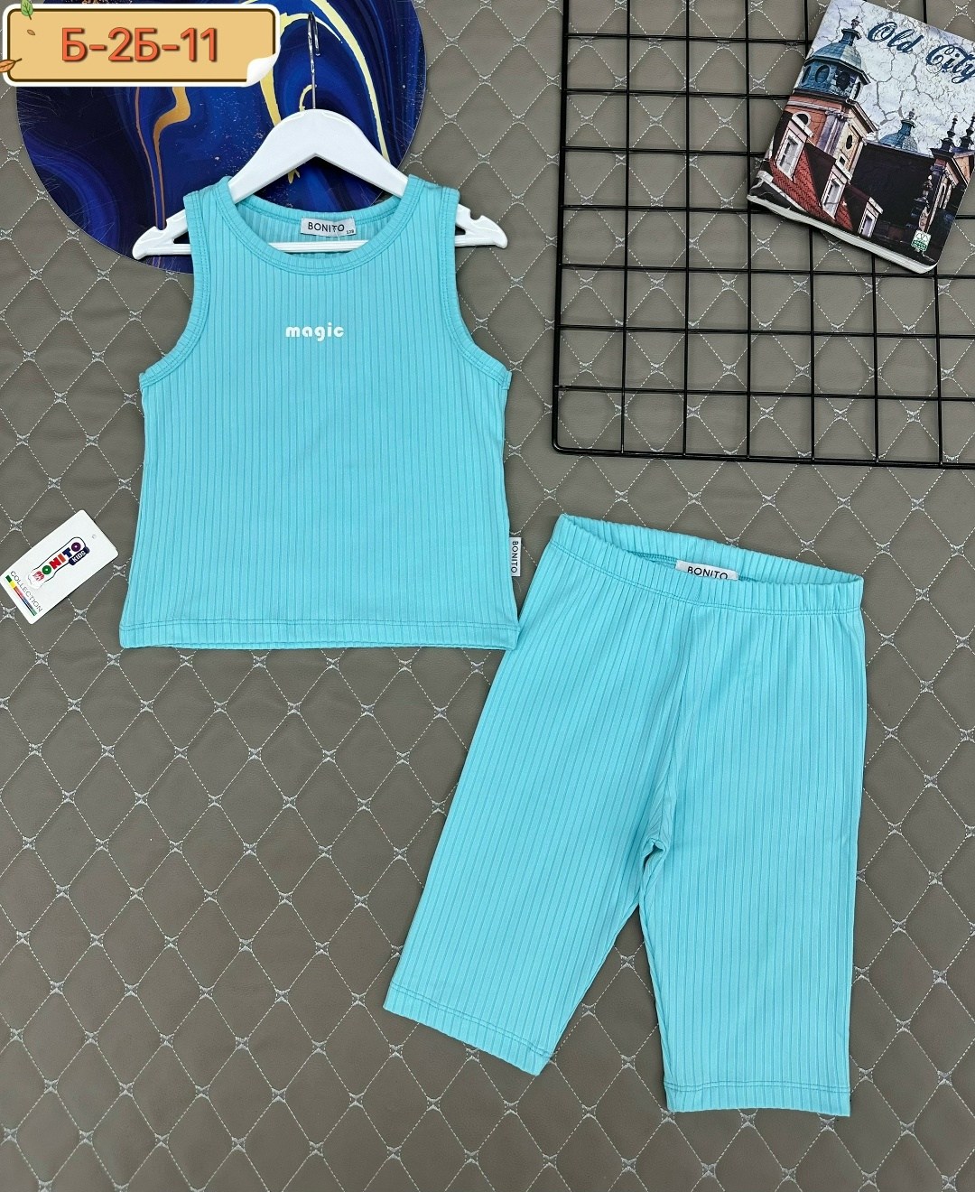 костюм для девочек,летний костюм для девочек,костюм для девочки в рубчик,комплект одежды девочке,детский костюм для девочки