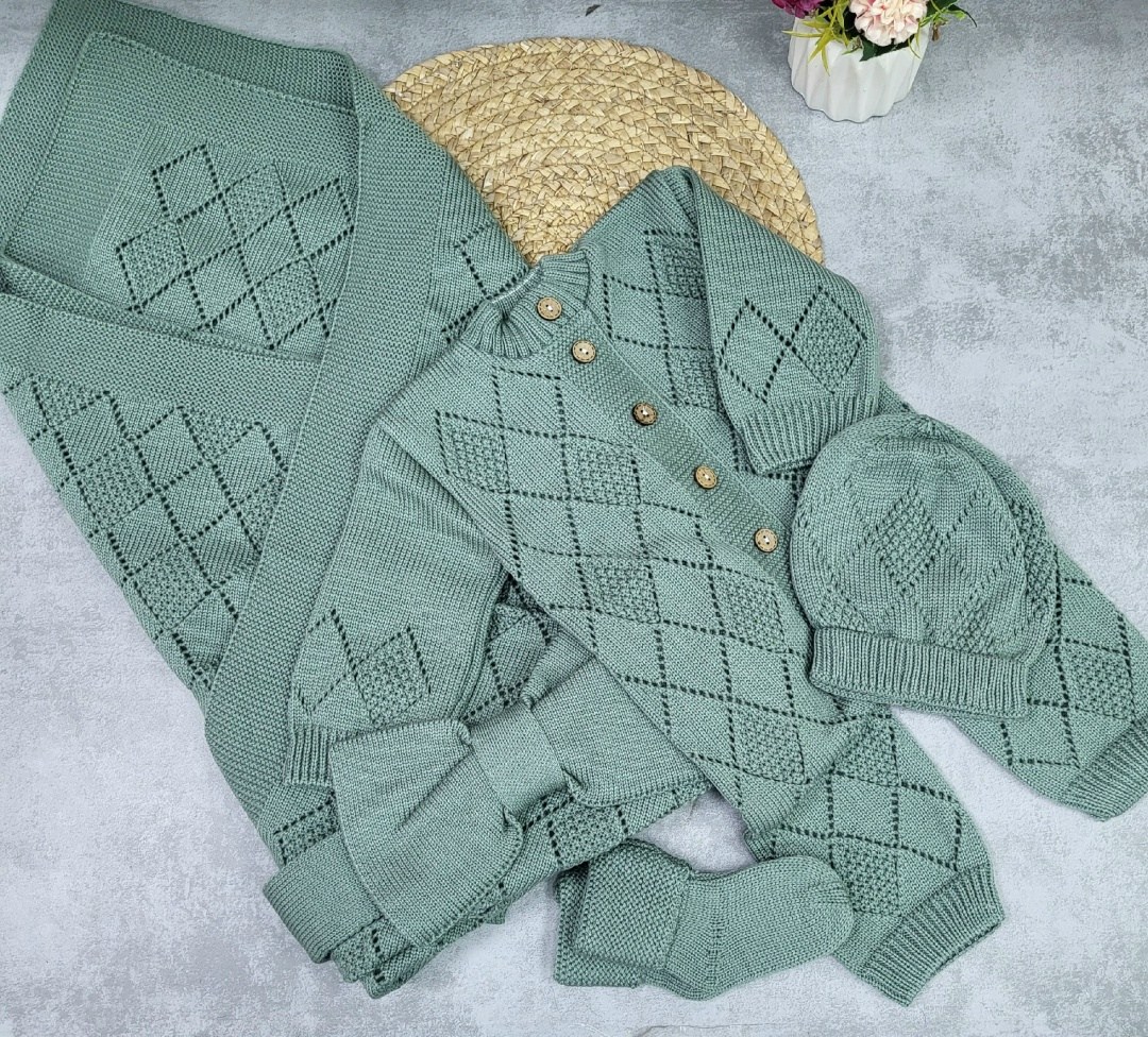 комплект на выписку,вязаный комбинезон для новорожденных комплект на выписку марусяка,комбинезон вязаный для малыша,комплект вязаный для новорожденных,комплект на выписку никабэби