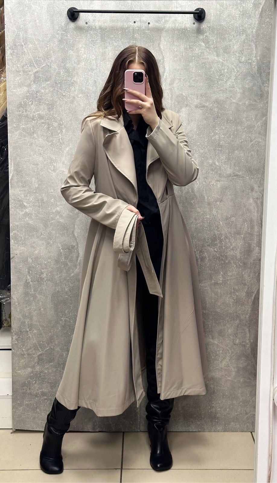 серый плащ,плащ женский,тренч плащ,тренч,серый тренч