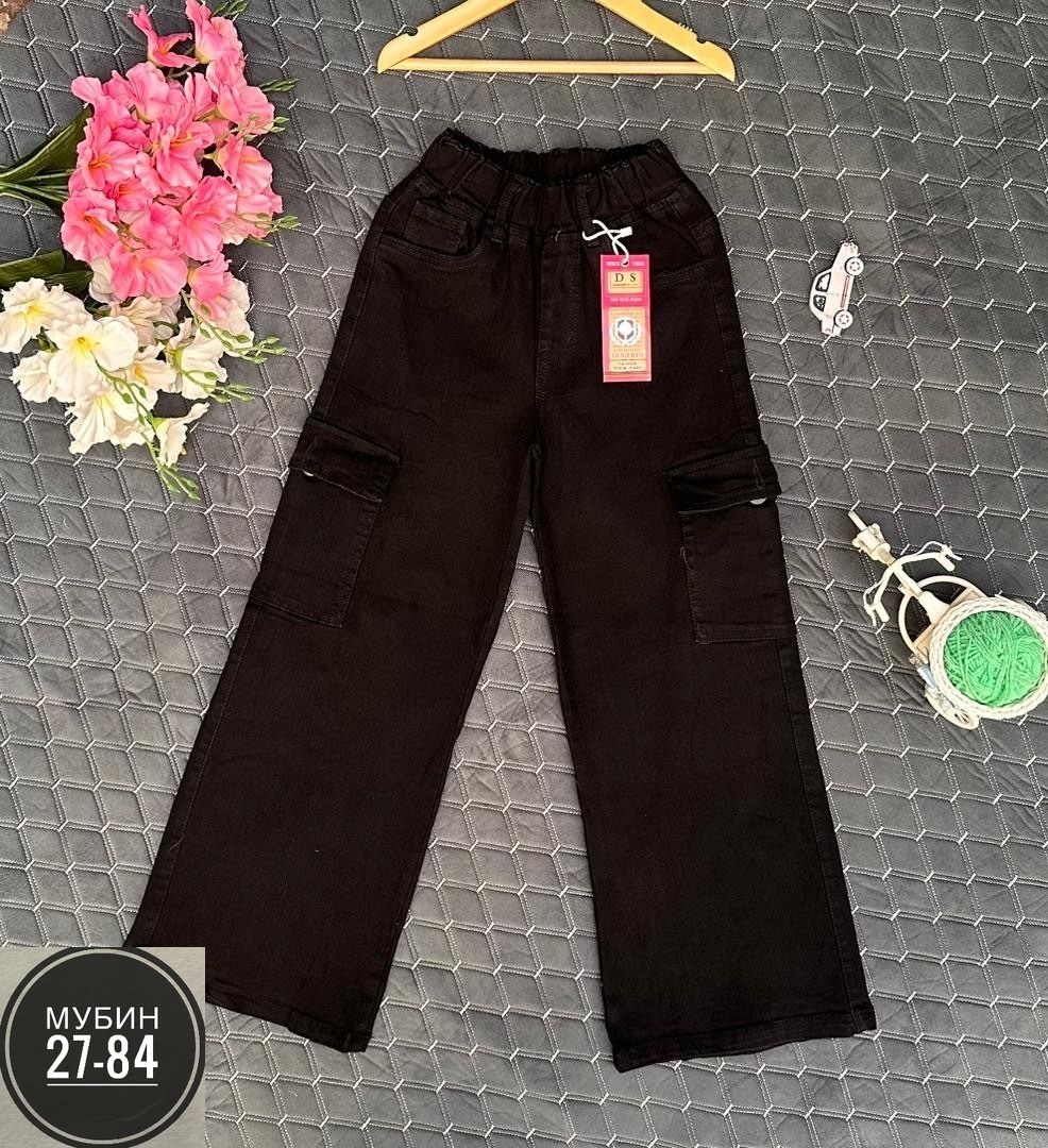 джинсы карго для девочки,джинсы детские,штаны джинсы,джинсы карго,джинсы модные