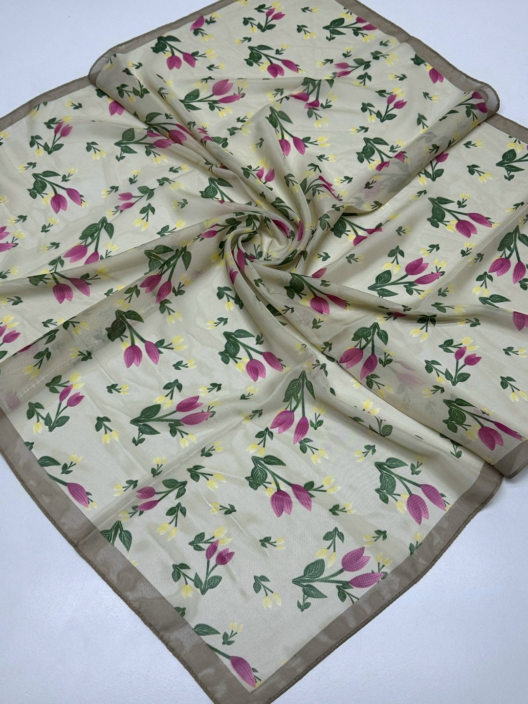 платок тонкий женский,платок шифоновый,платок тонкий женский нм шарфы,платок женский цветы,платок шифоновый бежевый