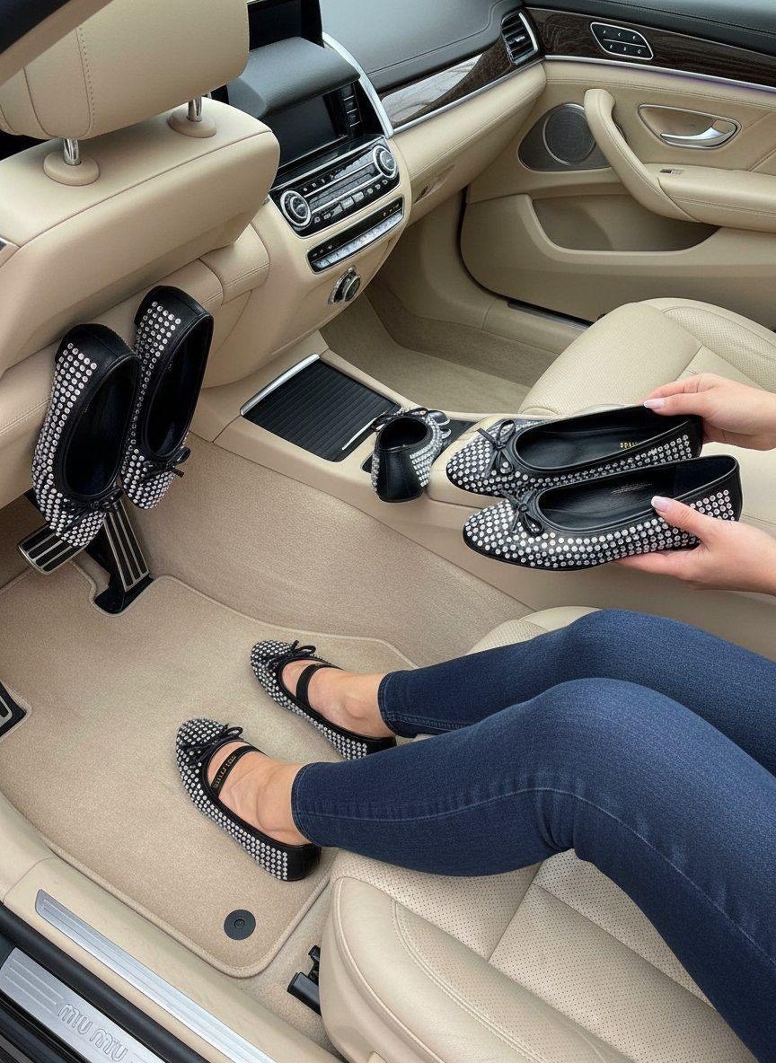 ,балетки miu miu,балетки миу миу,балетки,балетки со стразами