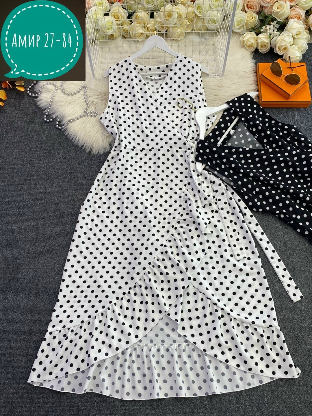 платье женское в горошек больших размеров,платье женской,платья женские больших размеров,платье на запах в горох,платья