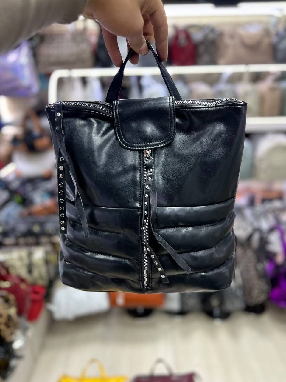дутый рюкзак женский,женские рюкзаки,рюкзак,женский кожаный рюкзак,сумка рюкзак женская
