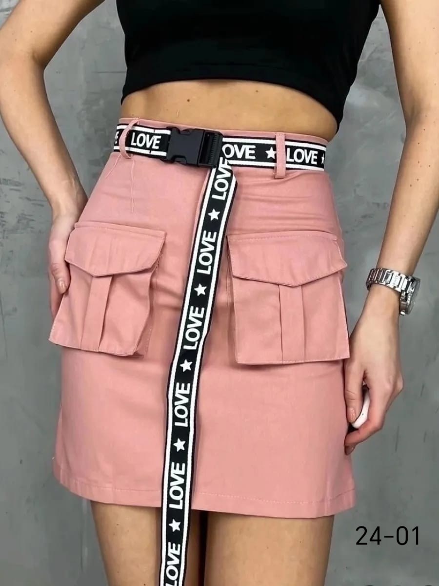 юбка карго,юбка с поясом,женская юбка,юбка,мини юбка карго