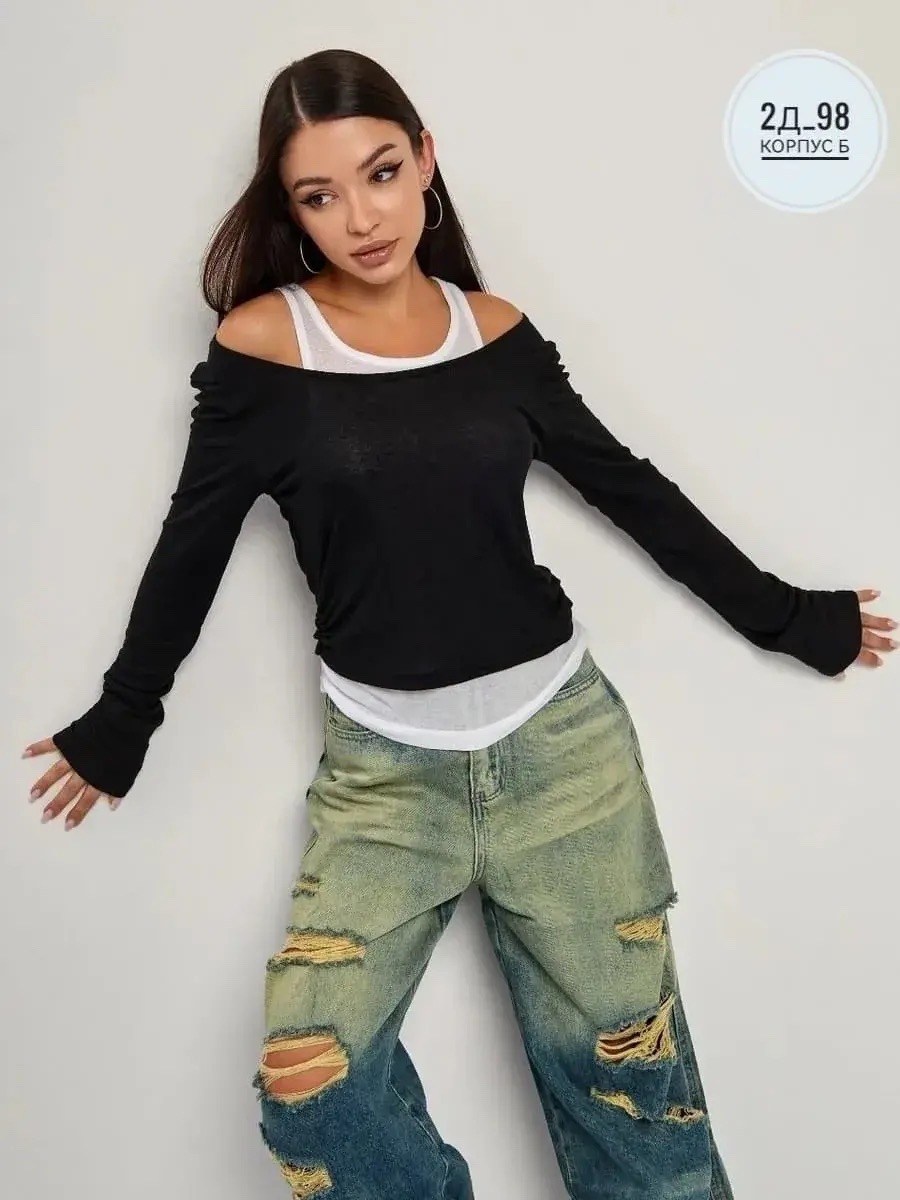 женская кофта,лонгслив с майкой,кофта трикотаж,женский лонгслив,лонгслив