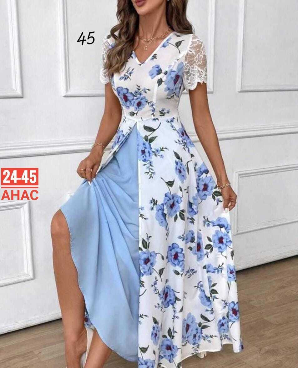 платье женское летнее,платье летнее,длинное летнее платье в цветочек,платье женское модное,платье женской