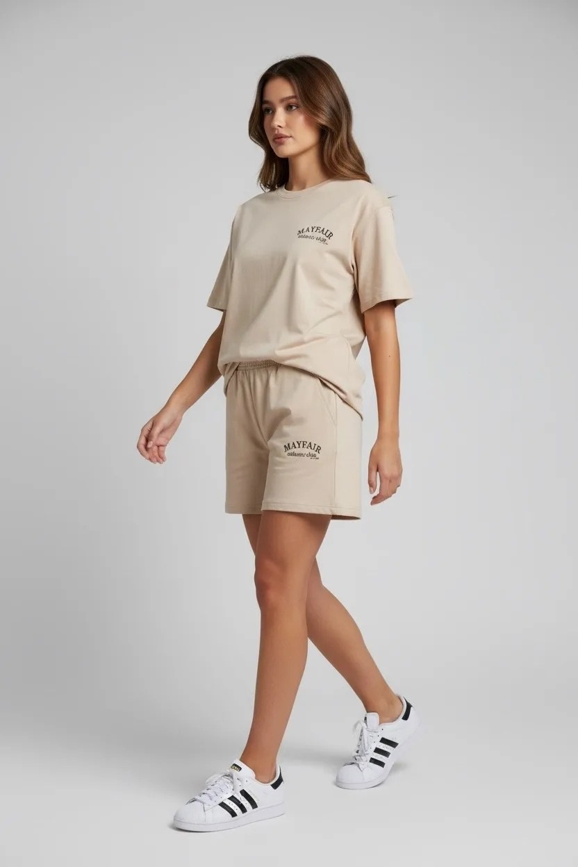 трикотажные костюмы,одежда комплект,бежевый костюм,футболки женская,