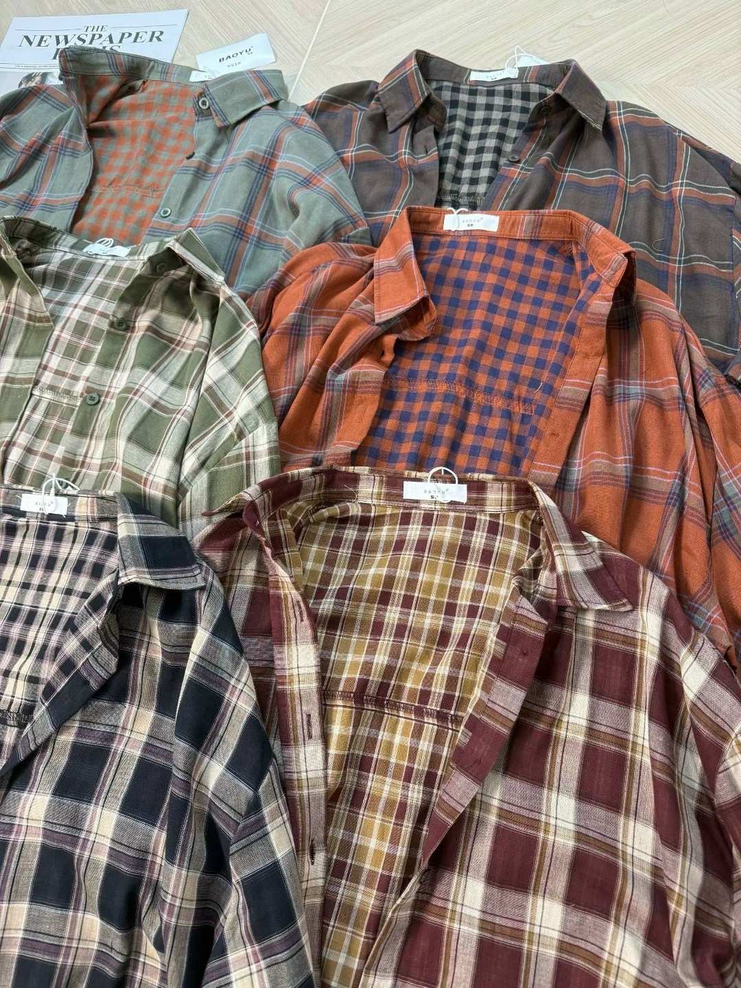 клетчатая рубашка,рубашка женская клетчатая,женская винтажная клетчатая рубашка chaxiaoa,рубашка в клетку,рубашка в клетку женская