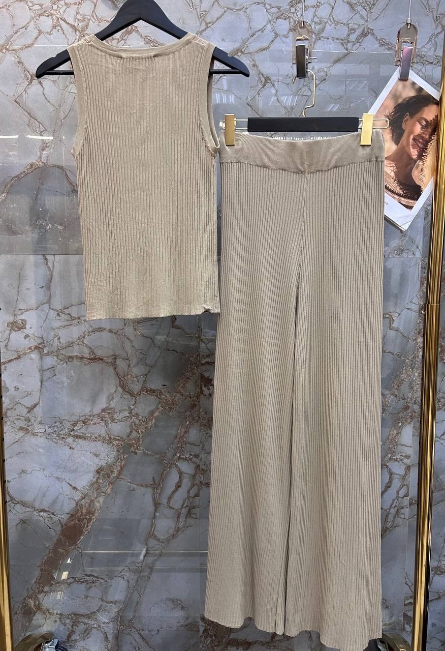 костюм женский,брюки палаццо лапша,костюм бежевый,брюки лапша женская,широкие брюки