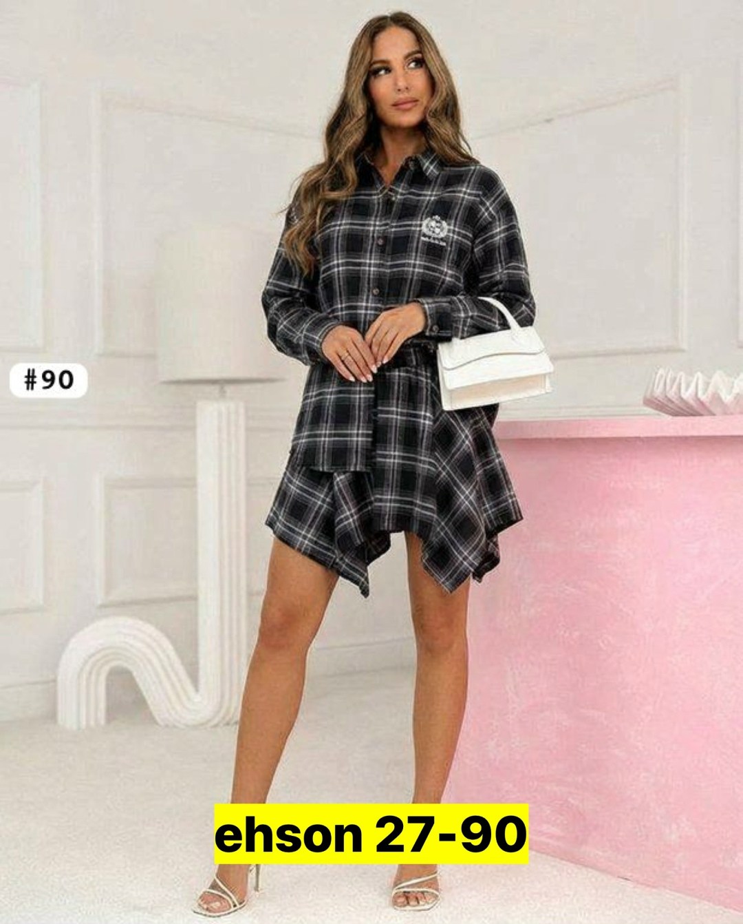 платье рубашка в клетку,женское платье в клетку,теплое платье рубашка в клетку,костюм с юбкой и рубашкой,костюм в клетку