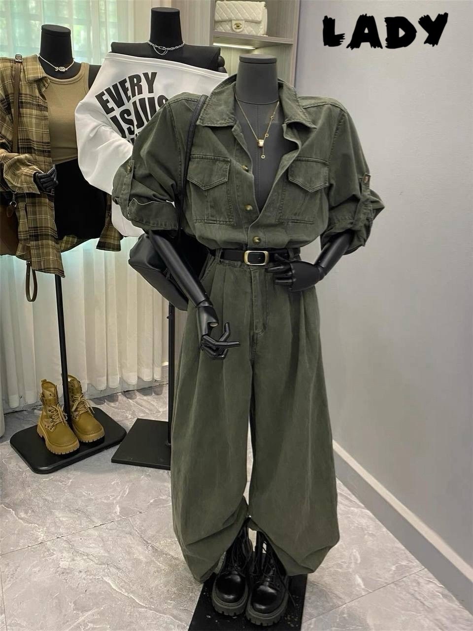 женский комбинезон davydoff 8014 хаки,комбинезон davydoff 8014 хаки,комбинезон davydov 8014 хаки,комбинезон женский,комбинезон в стиле милитари женский