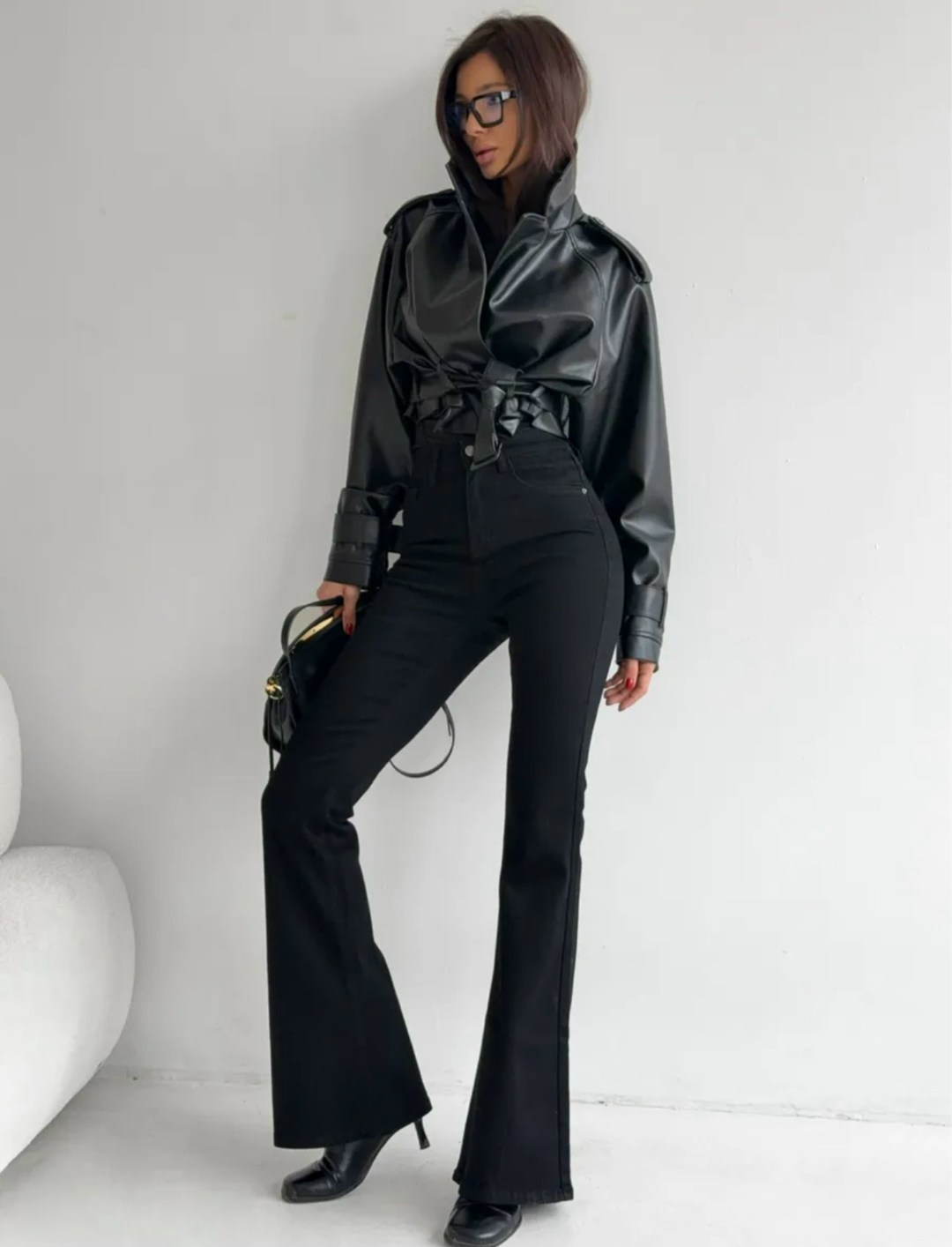 черные брюки клеш,брюки женские zoyagrace 2302 черные 50 ru,джинсы клеш женские,брюки клеш женские,брюки клёш