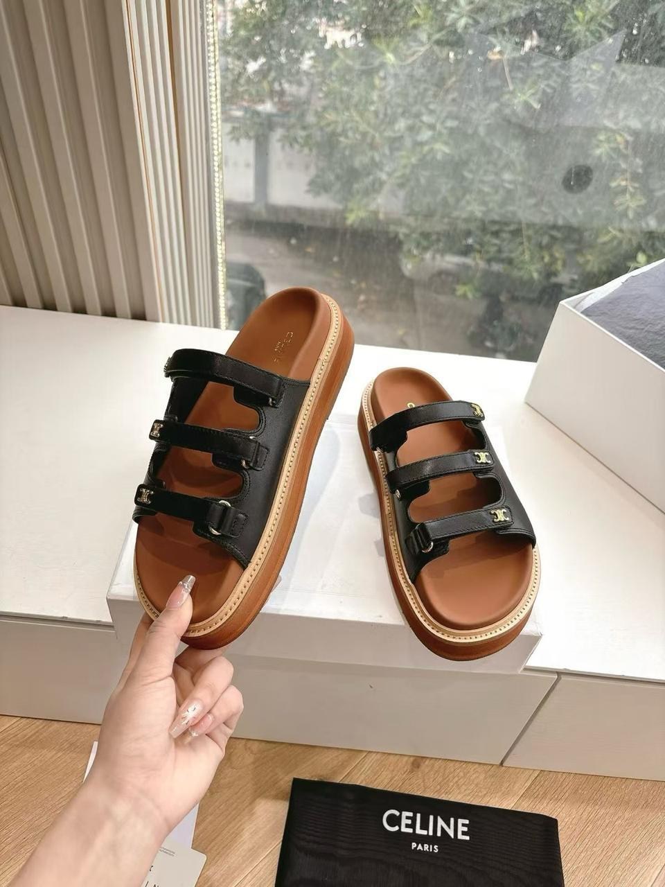 шлепанцы celine,сандалии celine,женские шлепанцы,шлепки celine,сандалии женские