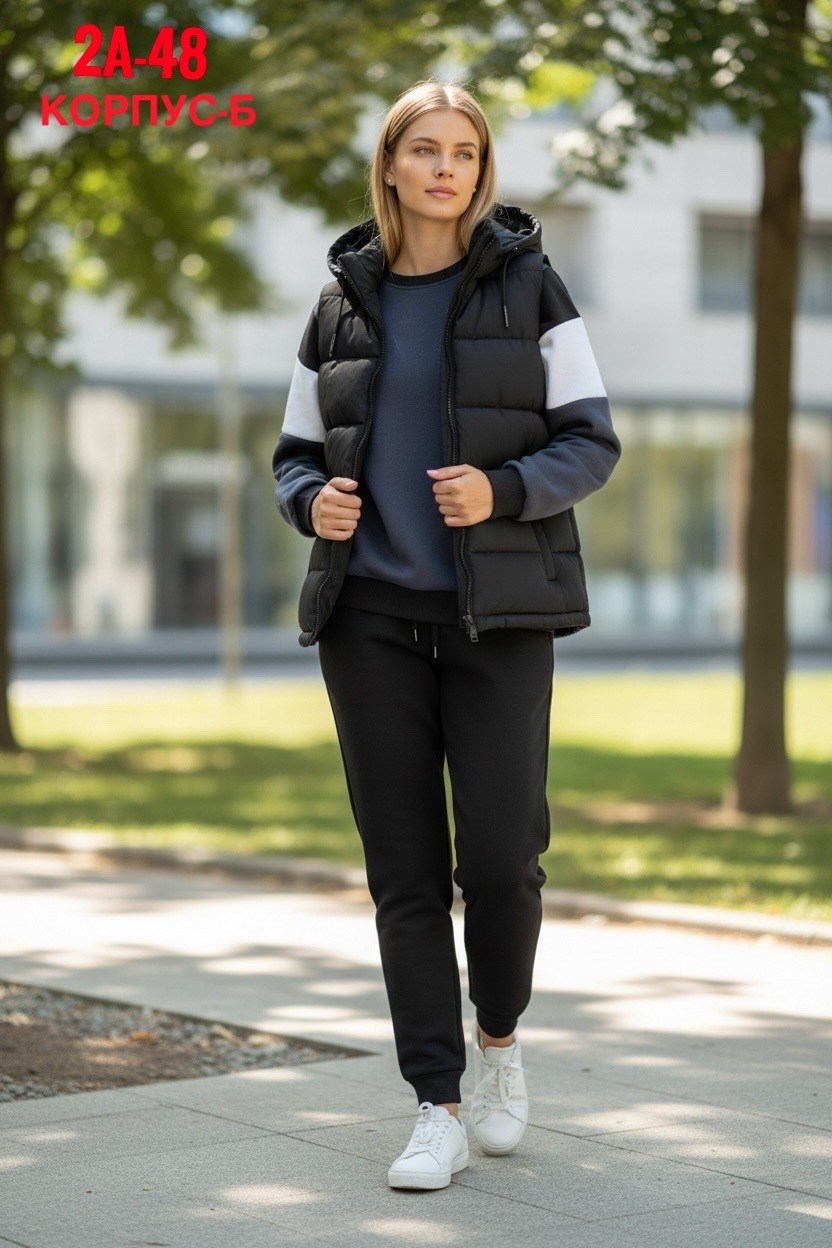 жилетка женская,жилет женский утепленный,женский спортивный костюм тройка с жилеткой,жилет,жилет спортивное