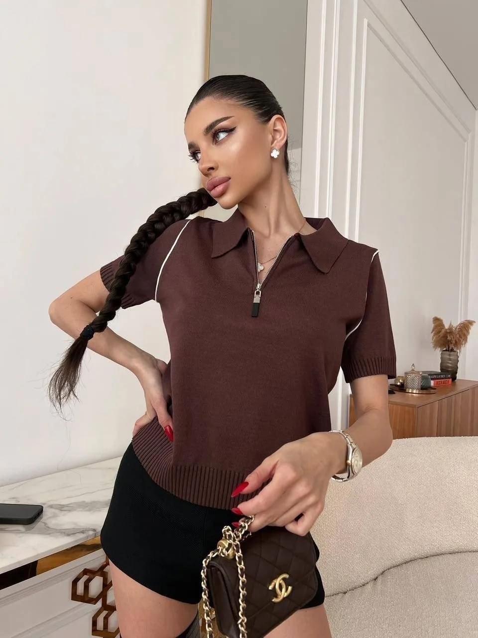 женская кофта,женская кофточка,кофта поло,джемпер поло,джемпер